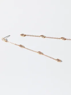 PARFOIS Pendientes s Con Circonitas Dorado Clearance