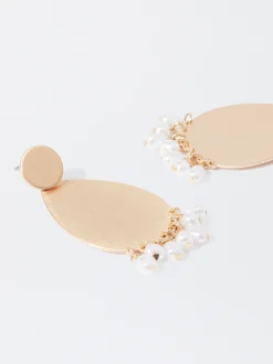 PARFOIS Pendientes s Con Perlas Dorado Best