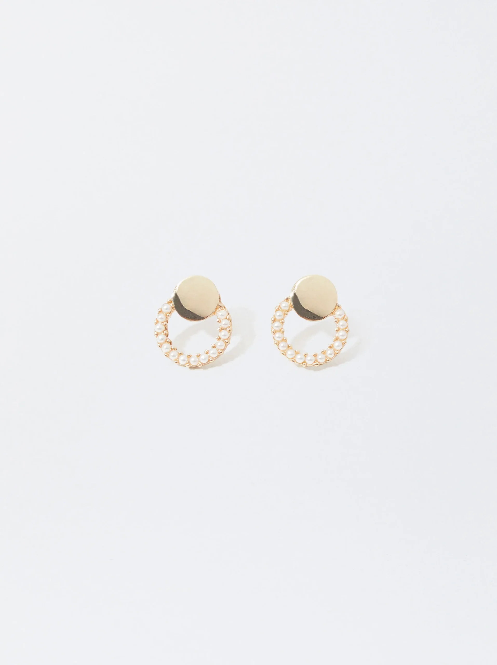 PARFOIS Pendientes s Con Perlas Dorado Best Sale