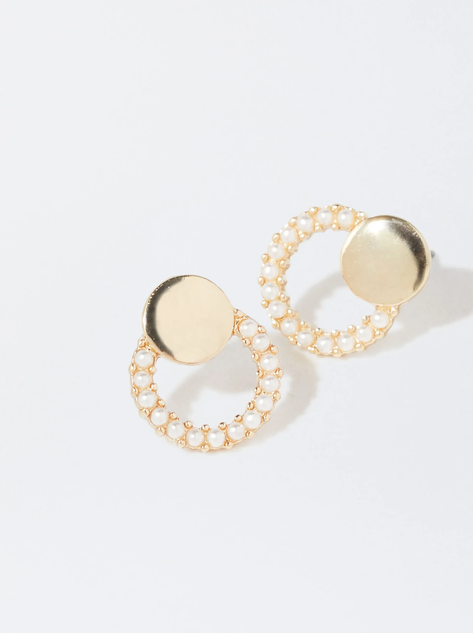 PARFOIS Pendientes s Con Perlas Dorado Best Sale