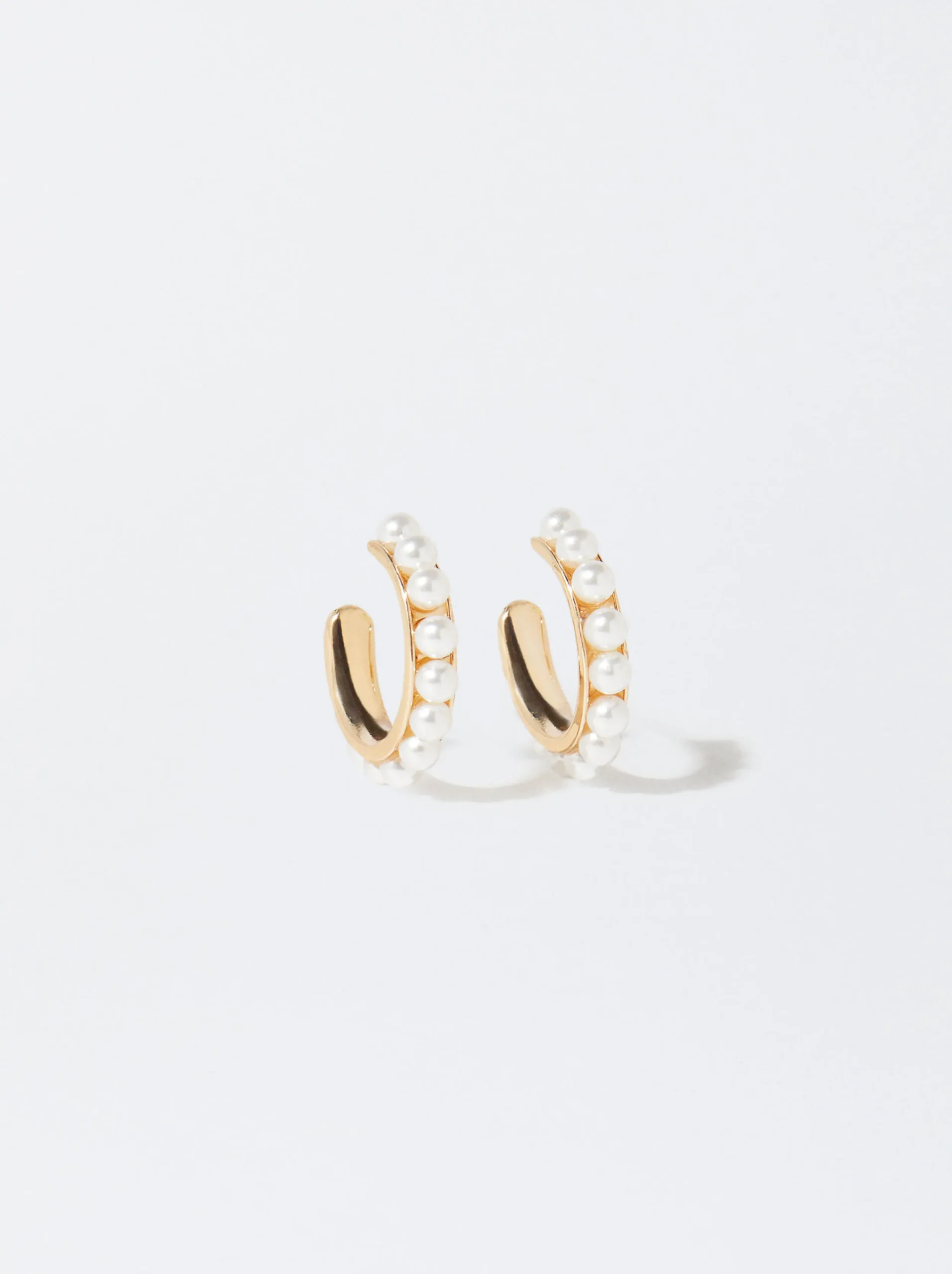 PARFOIS Pendientes s Con Perlas Dorado Best