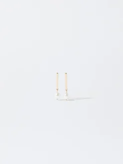 PARFOIS Pendientes s Con Perla Dorado Outlet