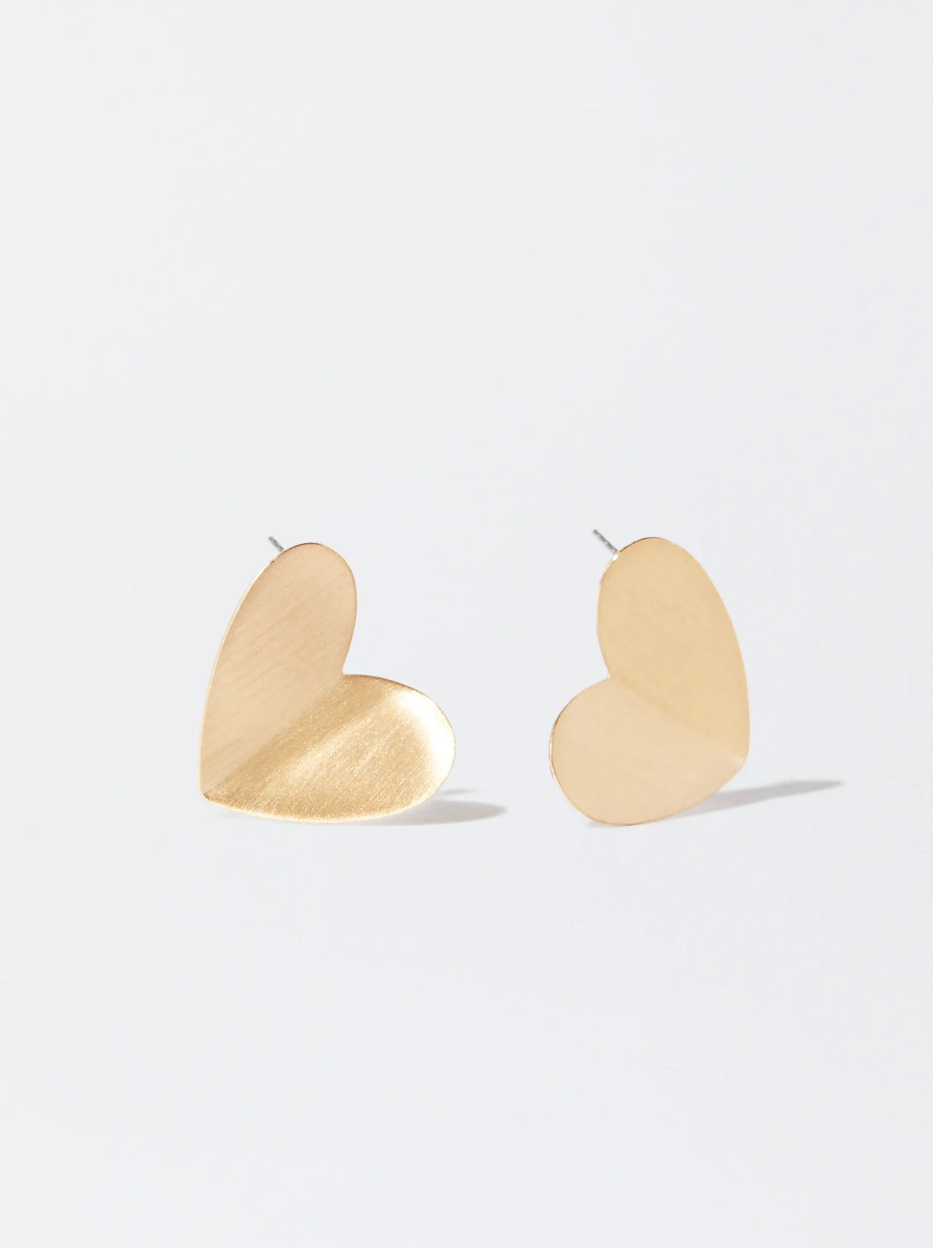 PARFOIS Pendientes s Corazón Dorado Cheap