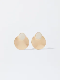 PARFOIS Pendientes s Esmaltados Dorado Sale