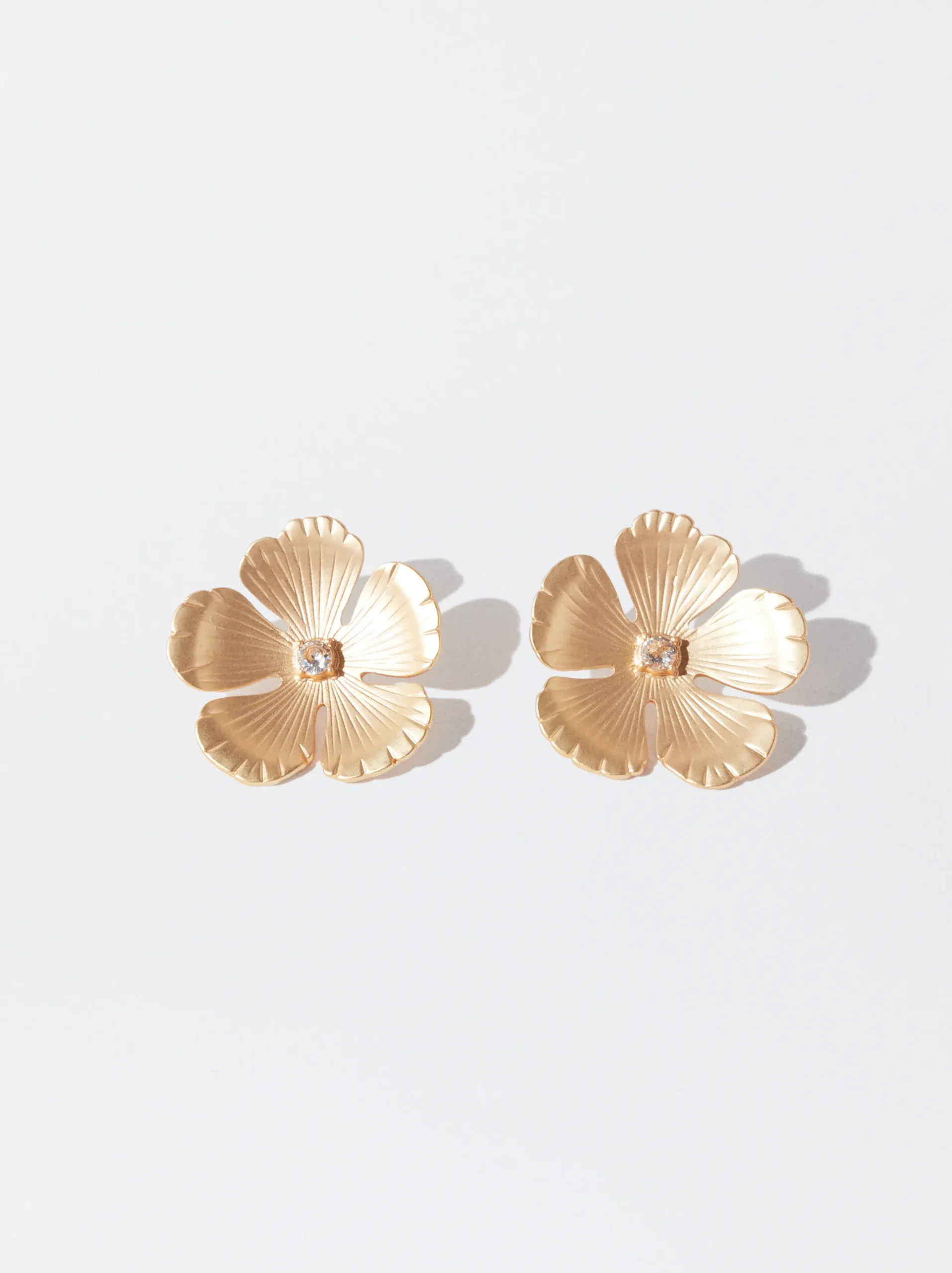 PARFOIS Pendientes s Flor Dorado Best