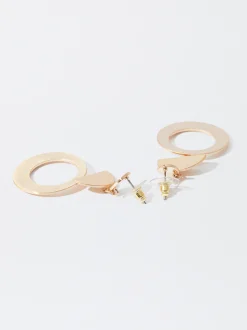 PARFOIS Pendientes s Geom&eacute;tricos Dorado Shop