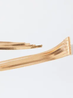 PARFOIS Pendientes s Largos Dorado Best Sale
