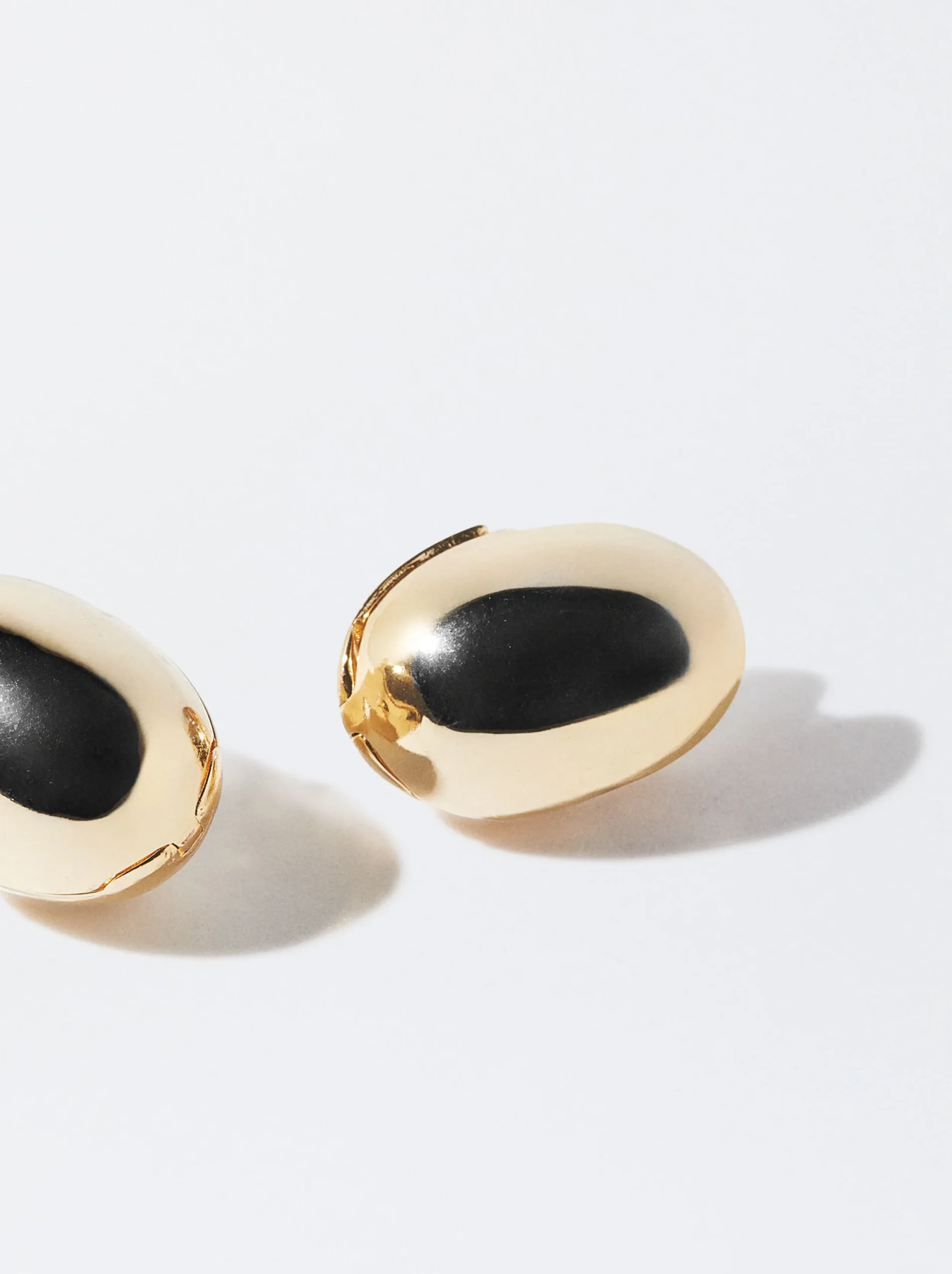 PARFOIS Pendientes s Ovalados Dorado Best Sale