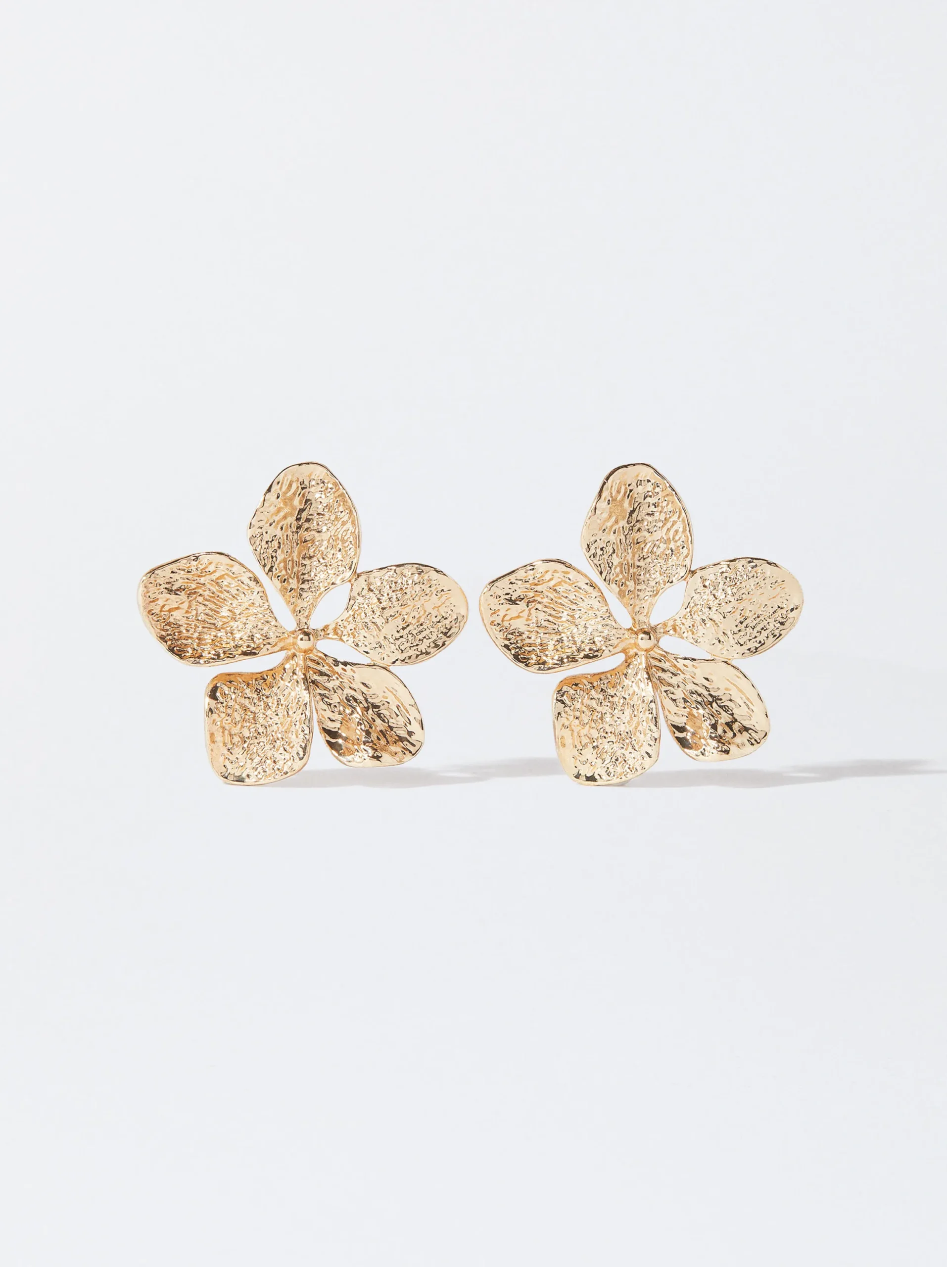 PARFOIS Pendientes En Forma De Flor s Dorado Clearance
