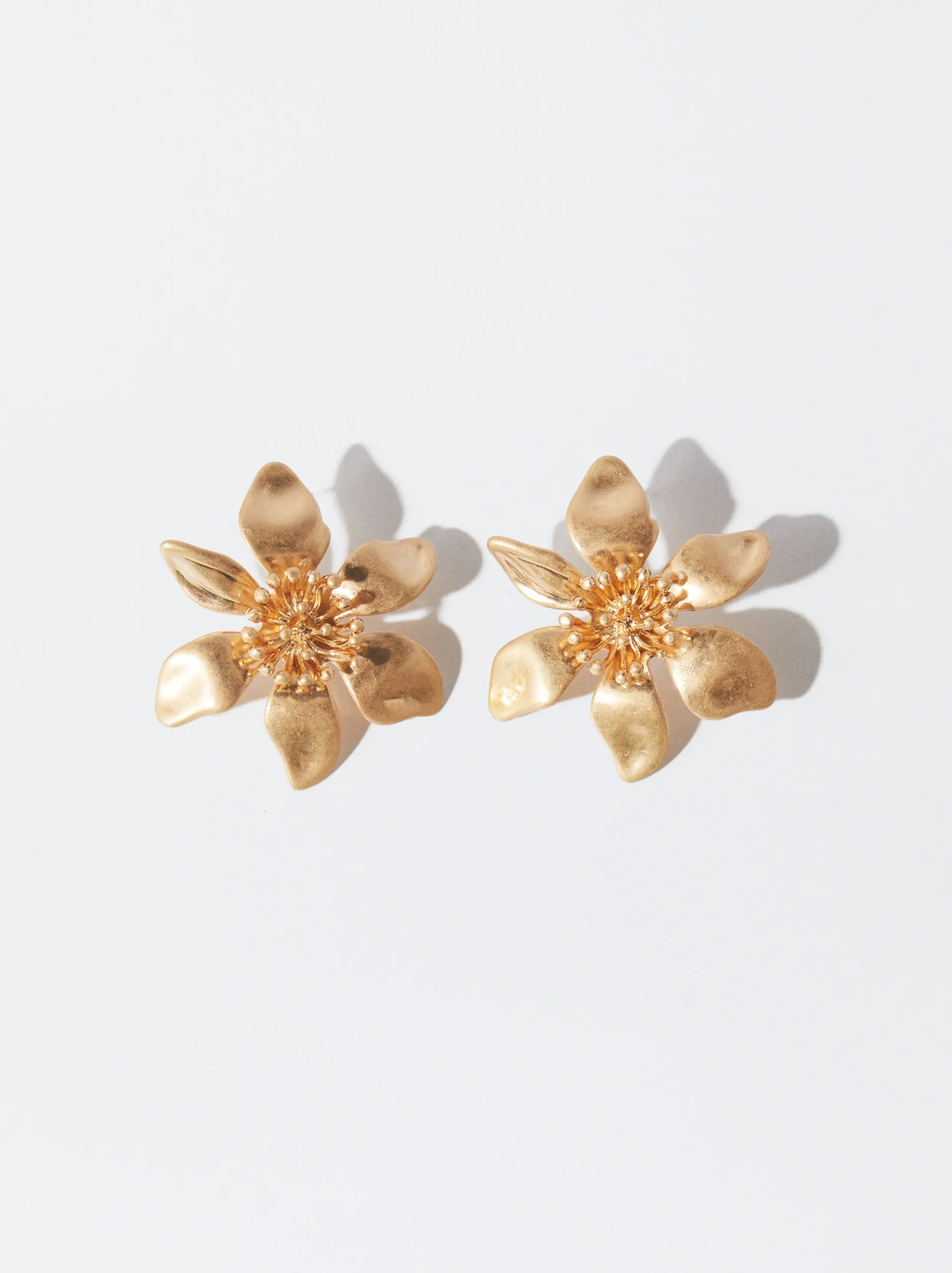 PARFOIS Pendientes En Forma De Flor s Dorado Best Sale