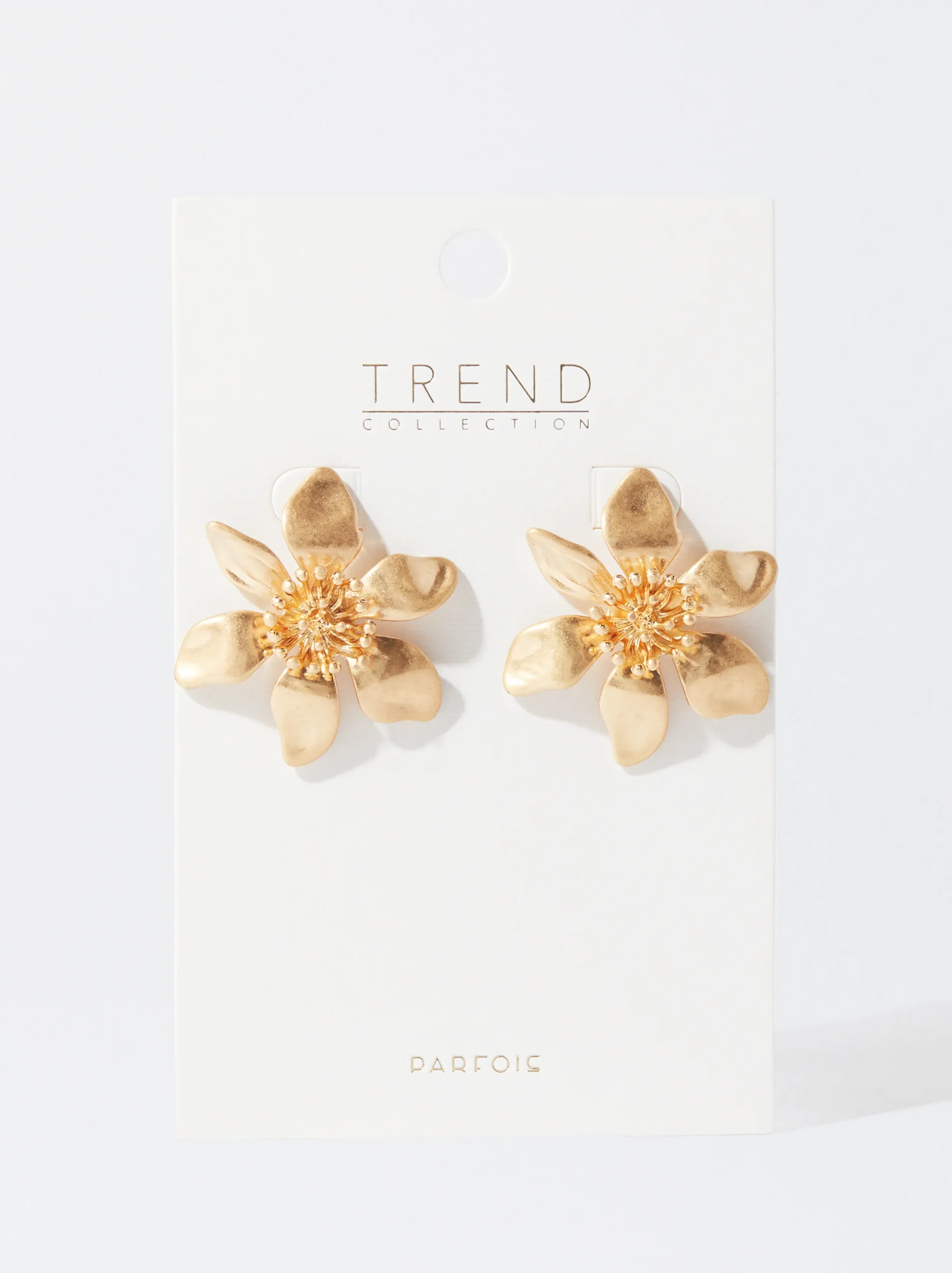 PARFOIS Pendientes En Forma De Flor s Dorado Best Sale