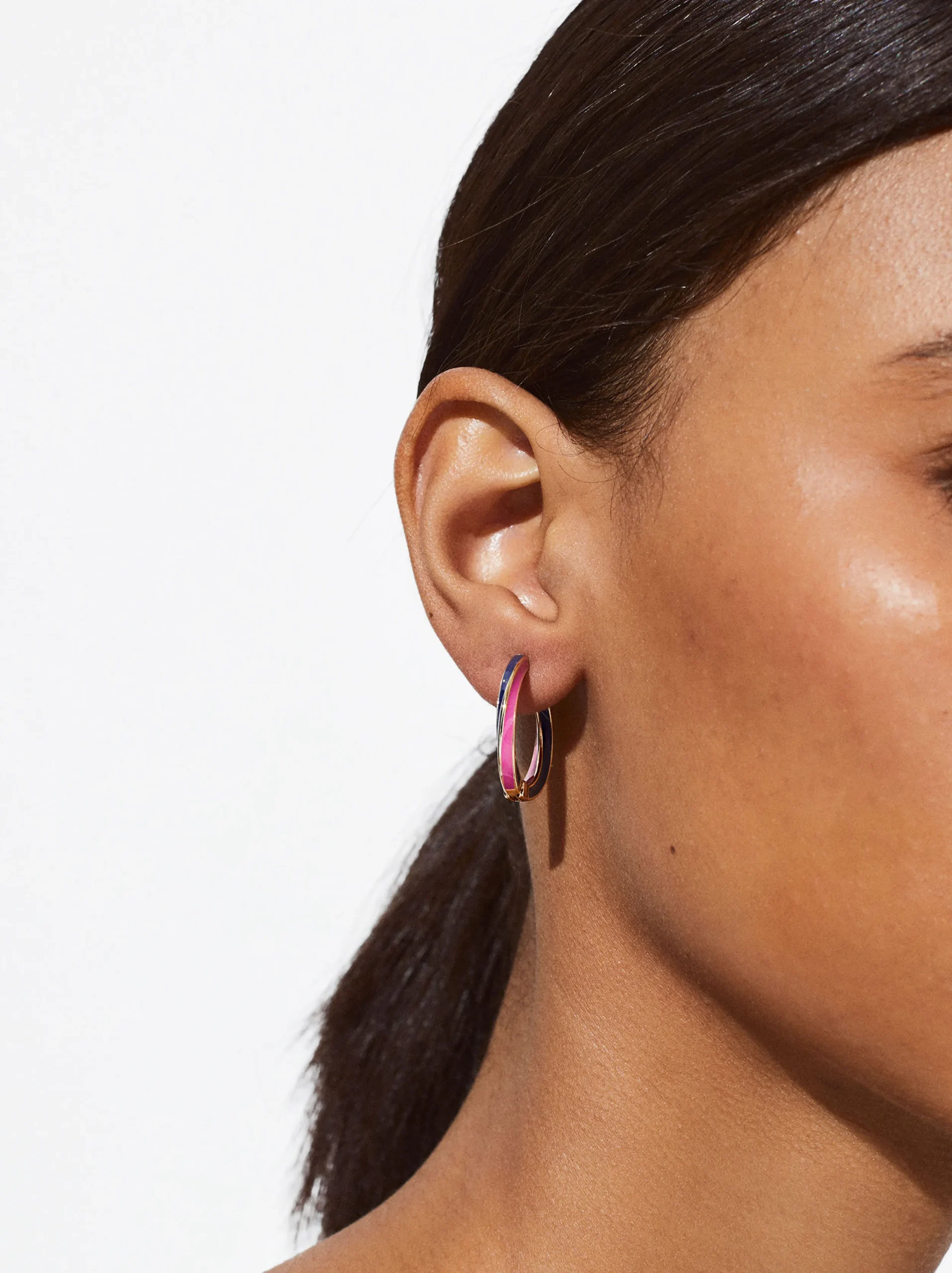 PARFOIS Pendientes Esmaltados Multicor Outlet