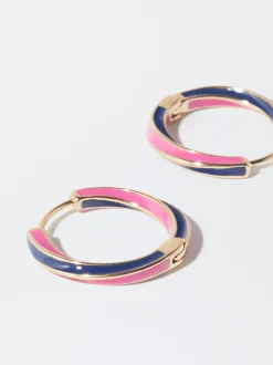 PARFOIS Pendientes Esmaltados Multicor Outlet