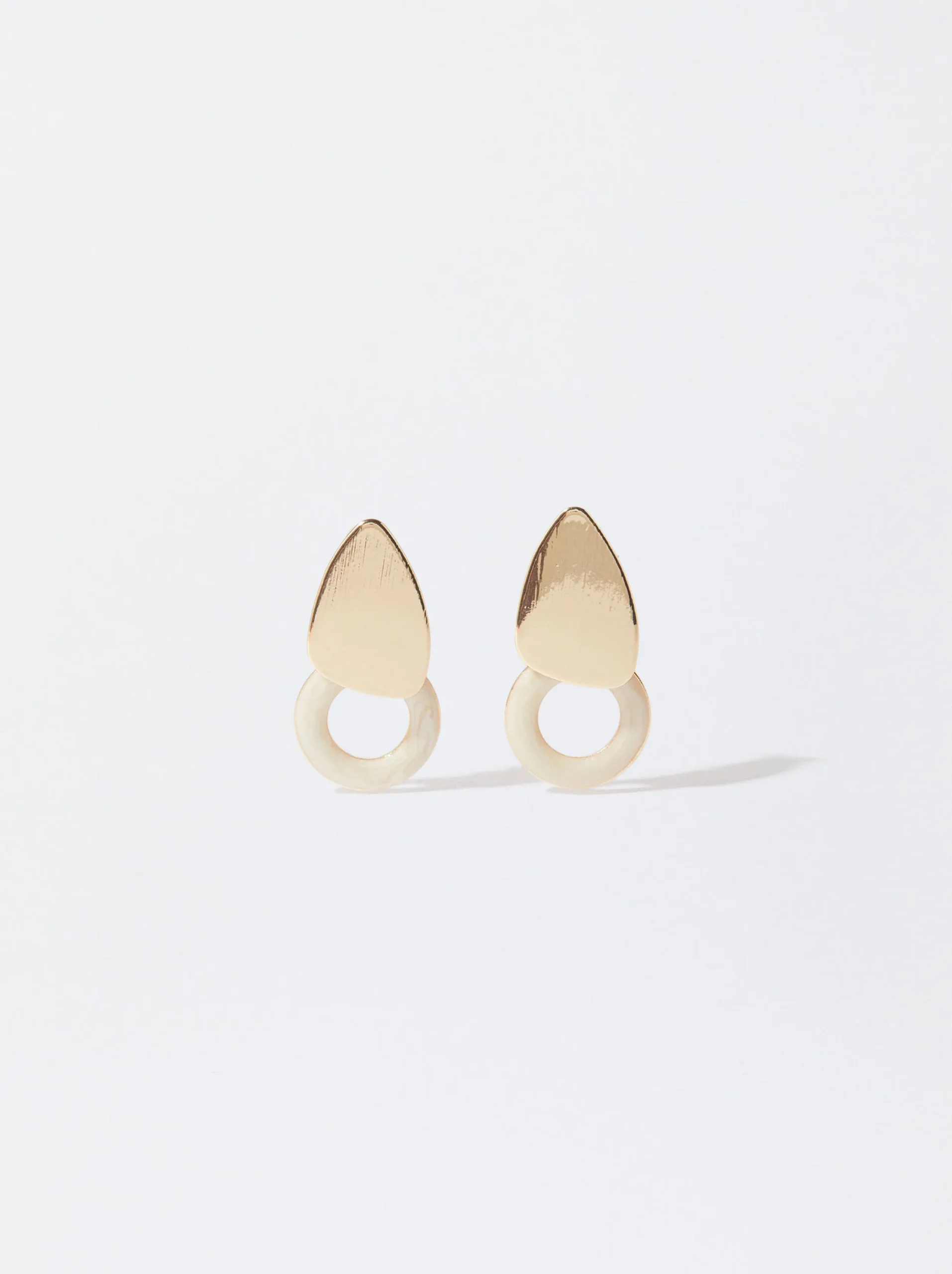 PARFOIS Pendientes Esmaltados Beige Best