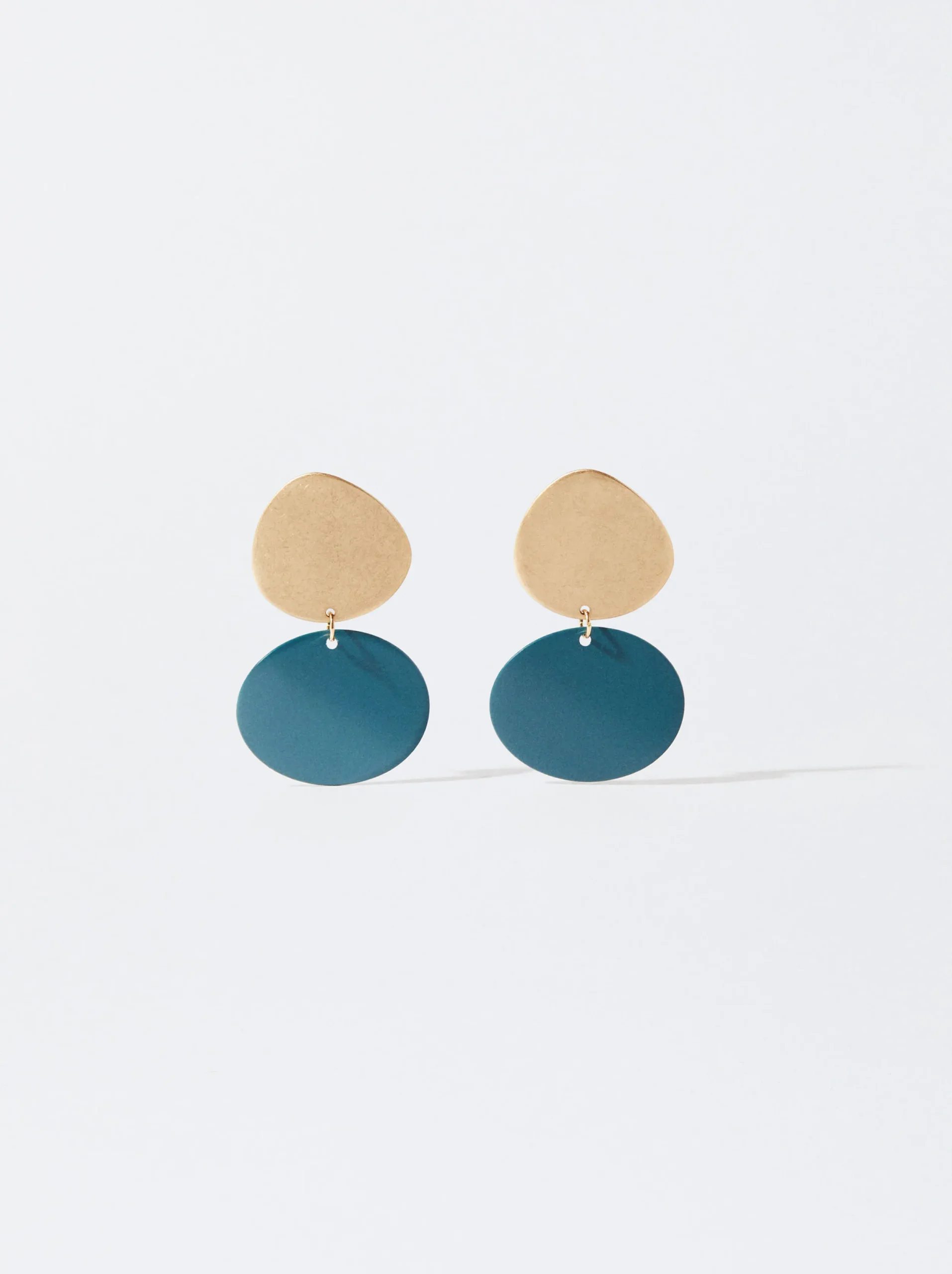 PARFOIS Pendientes Esmaltados Verde Store