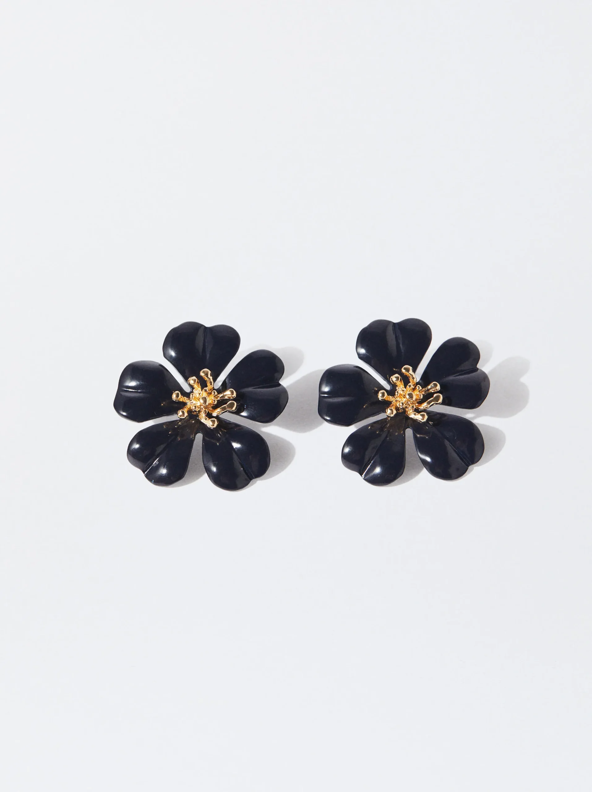 PARFOIS Pendientes Flor Azul Sale