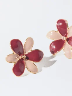 PARFOIS Pendientes Flor Multicor Outlet