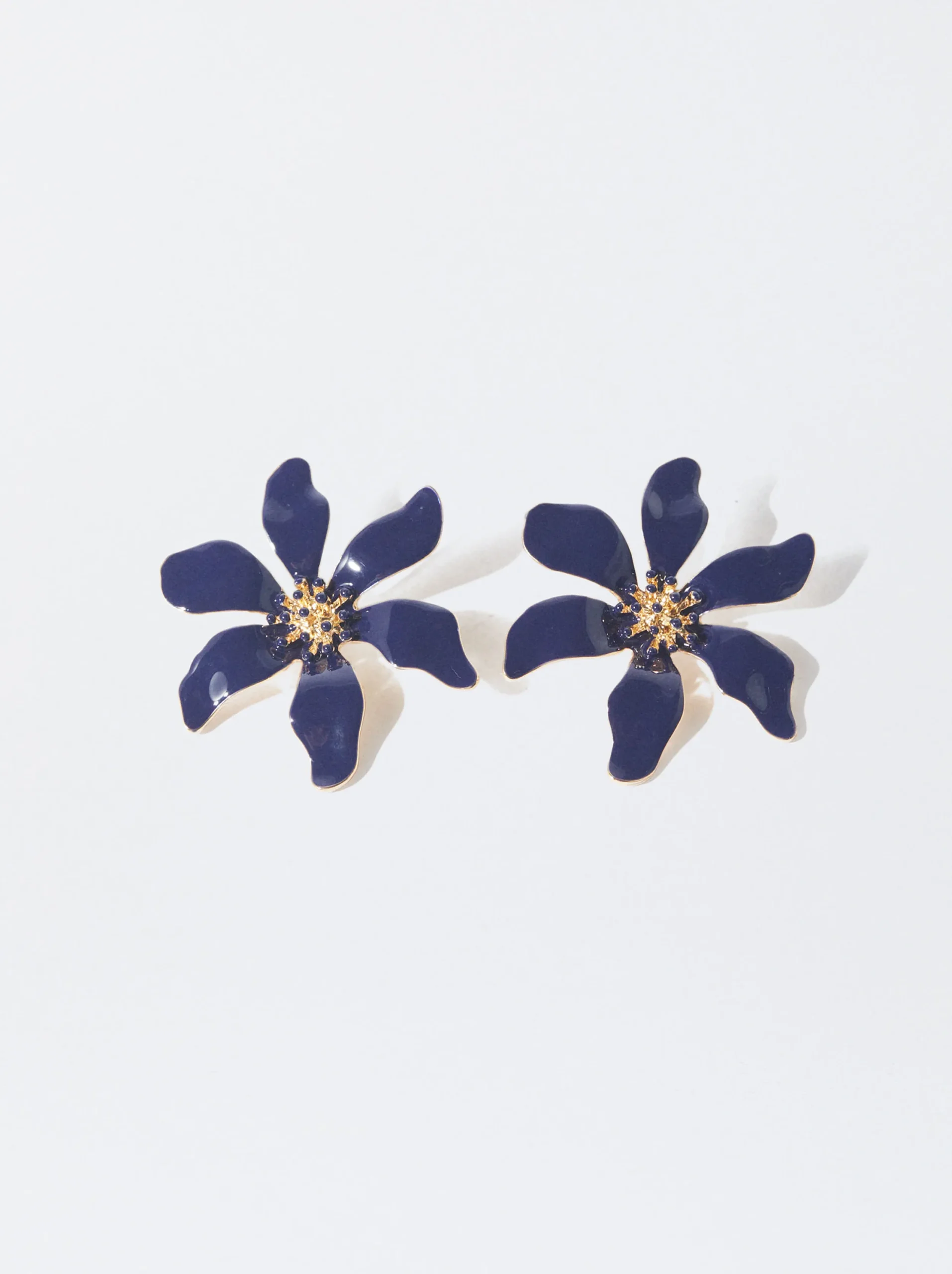 PARFOIS Pendientes Flor Azul Outlet