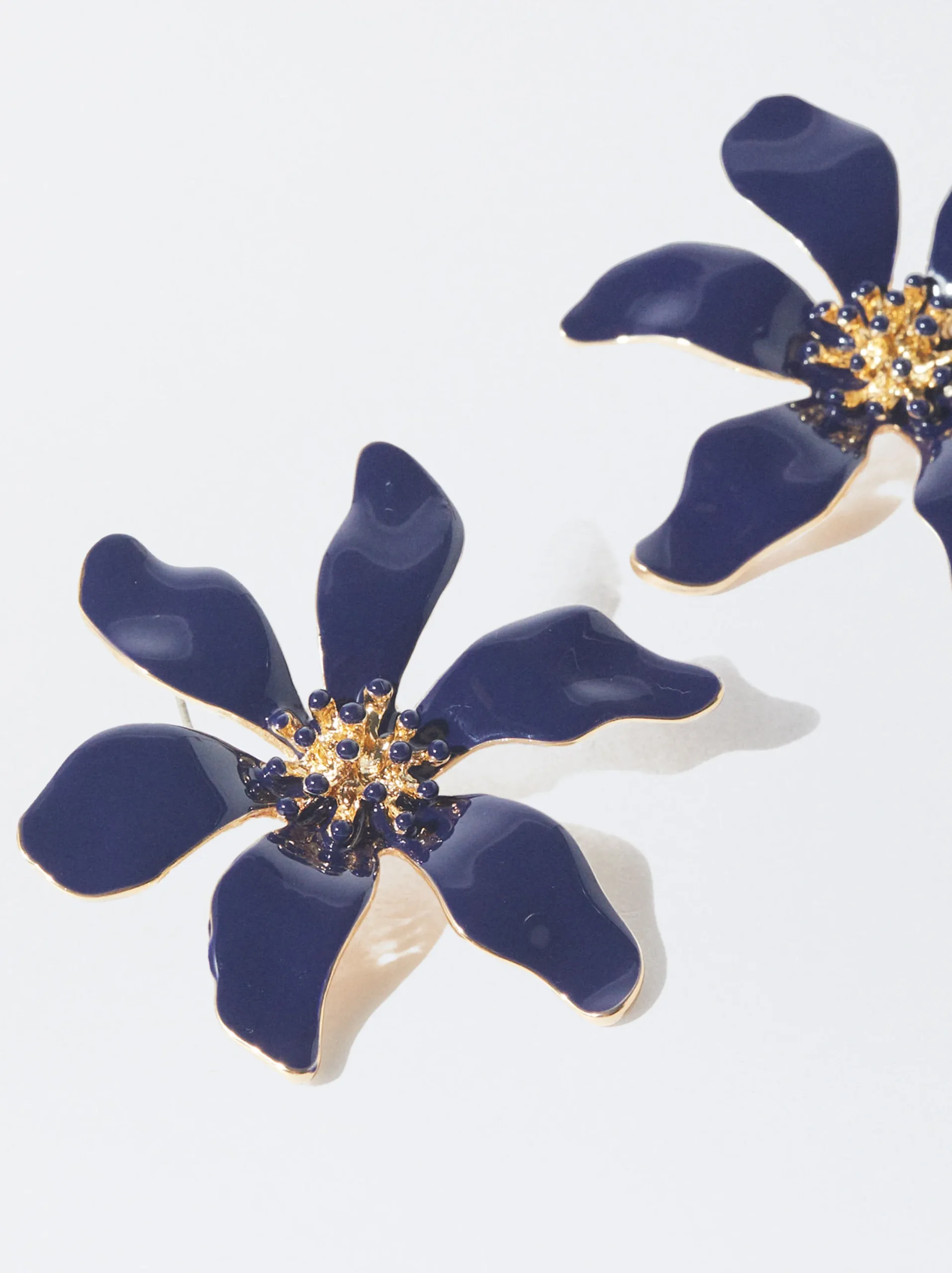 PARFOIS Pendientes Flor Azul Outlet