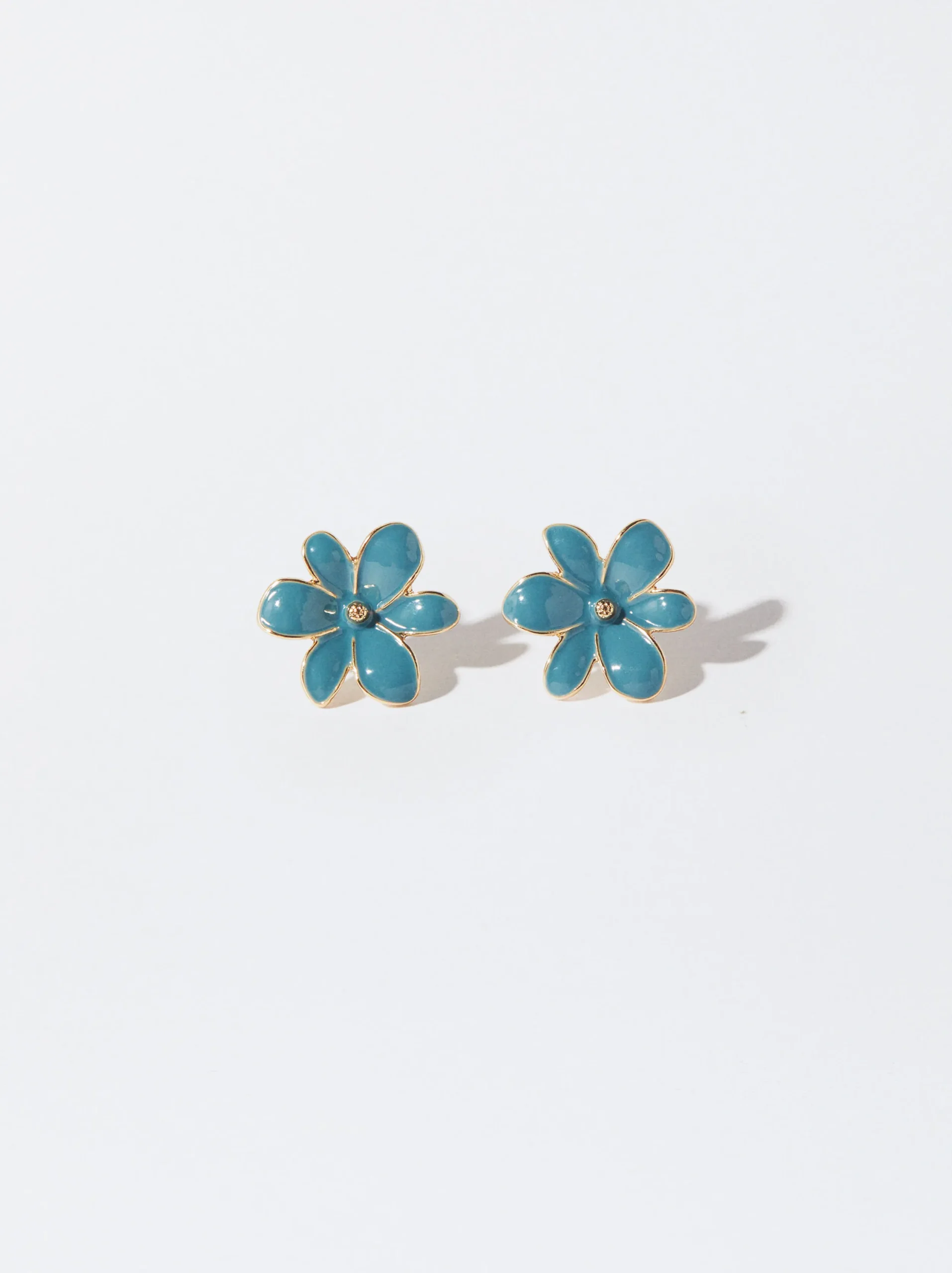 PARFOIS Pendientes Flor Azul Discount