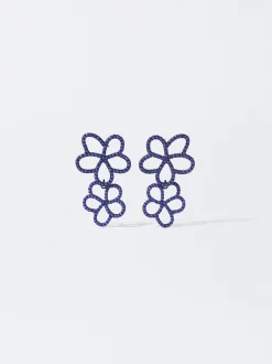PARFOIS Pendientes Flor Multicor Sale