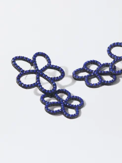 PARFOIS Pendientes Flor Multicor Sale