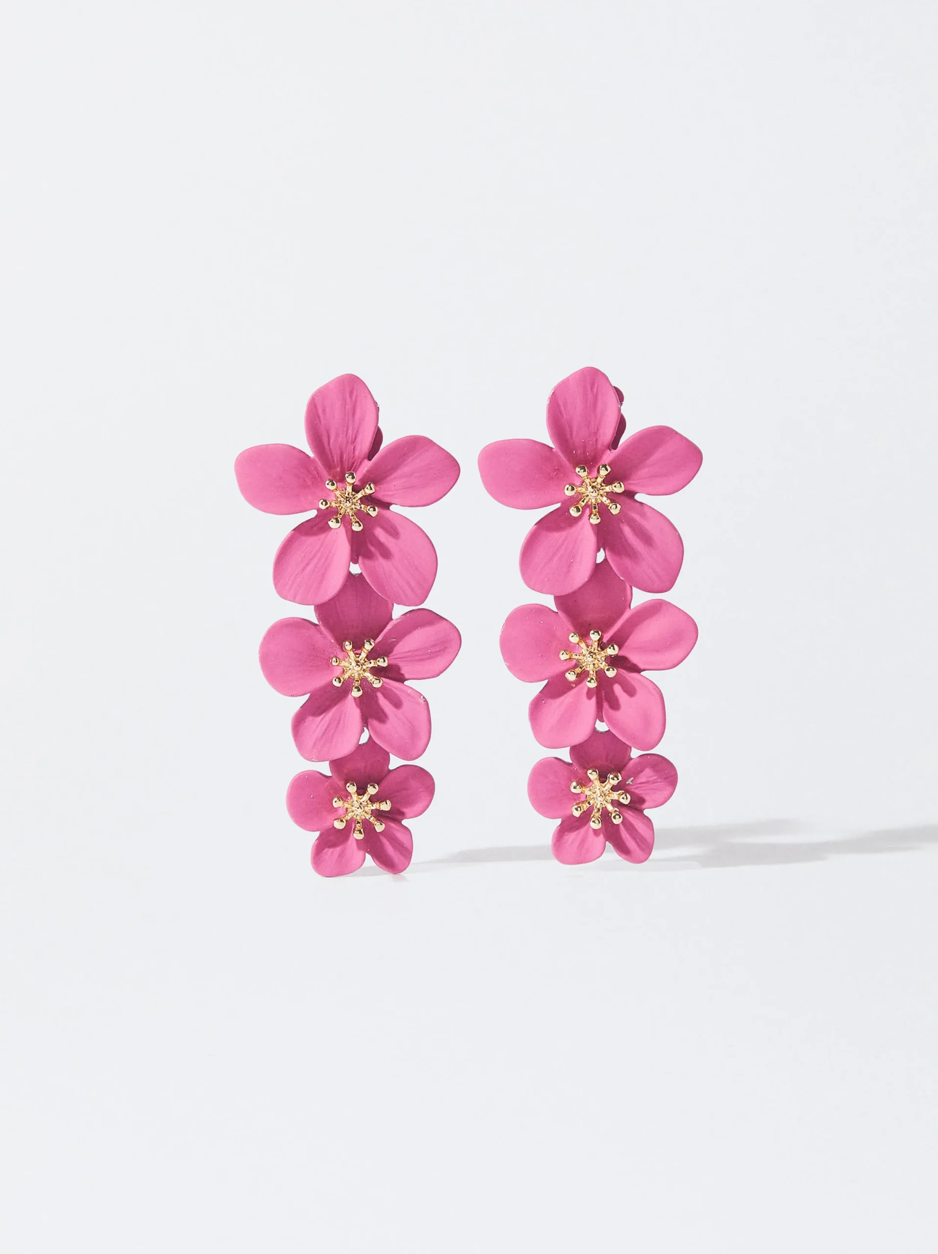 PARFOIS Pendientes Flor Rosa Clearance