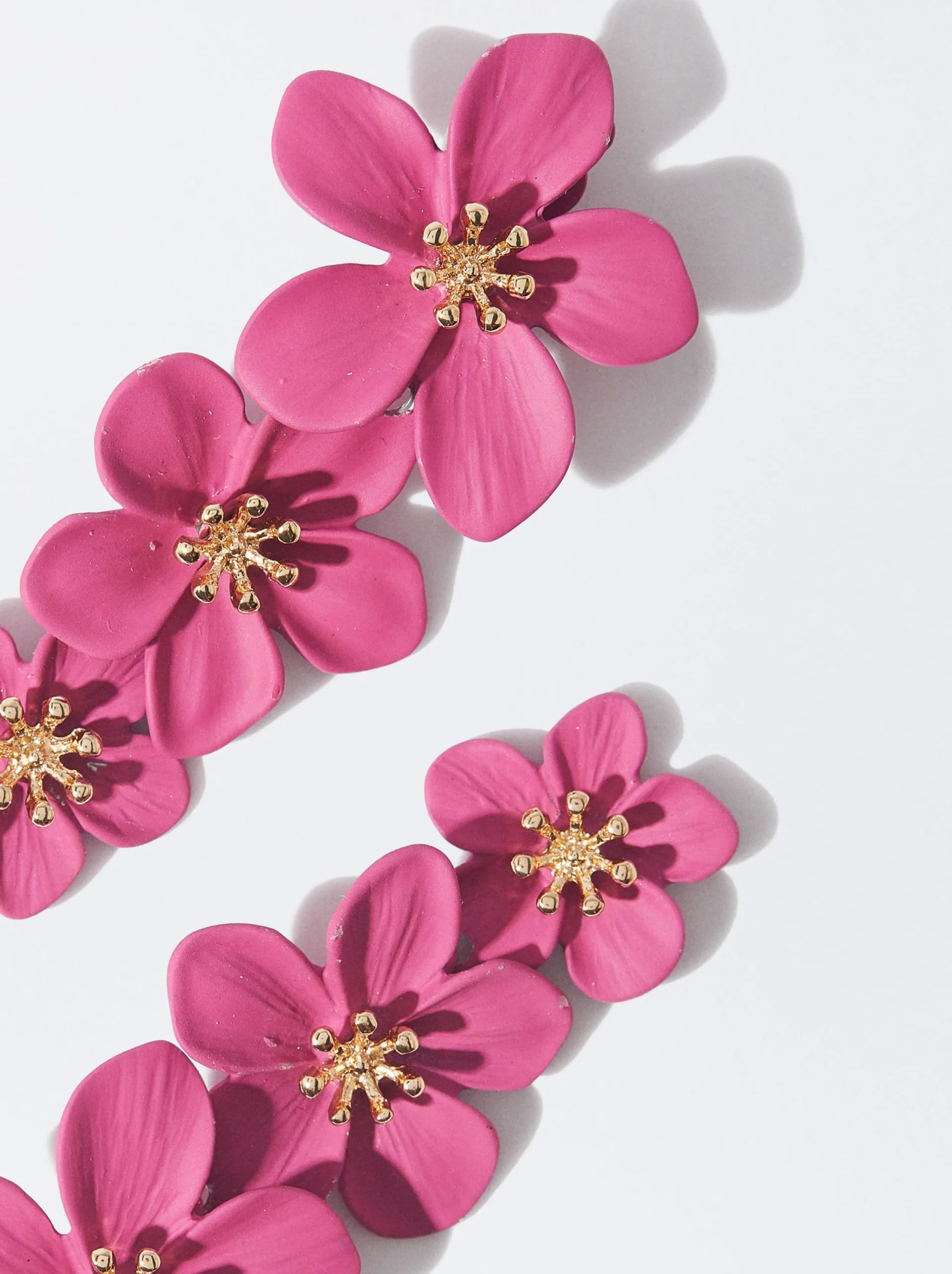 PARFOIS Pendientes Flor Rosa Clearance