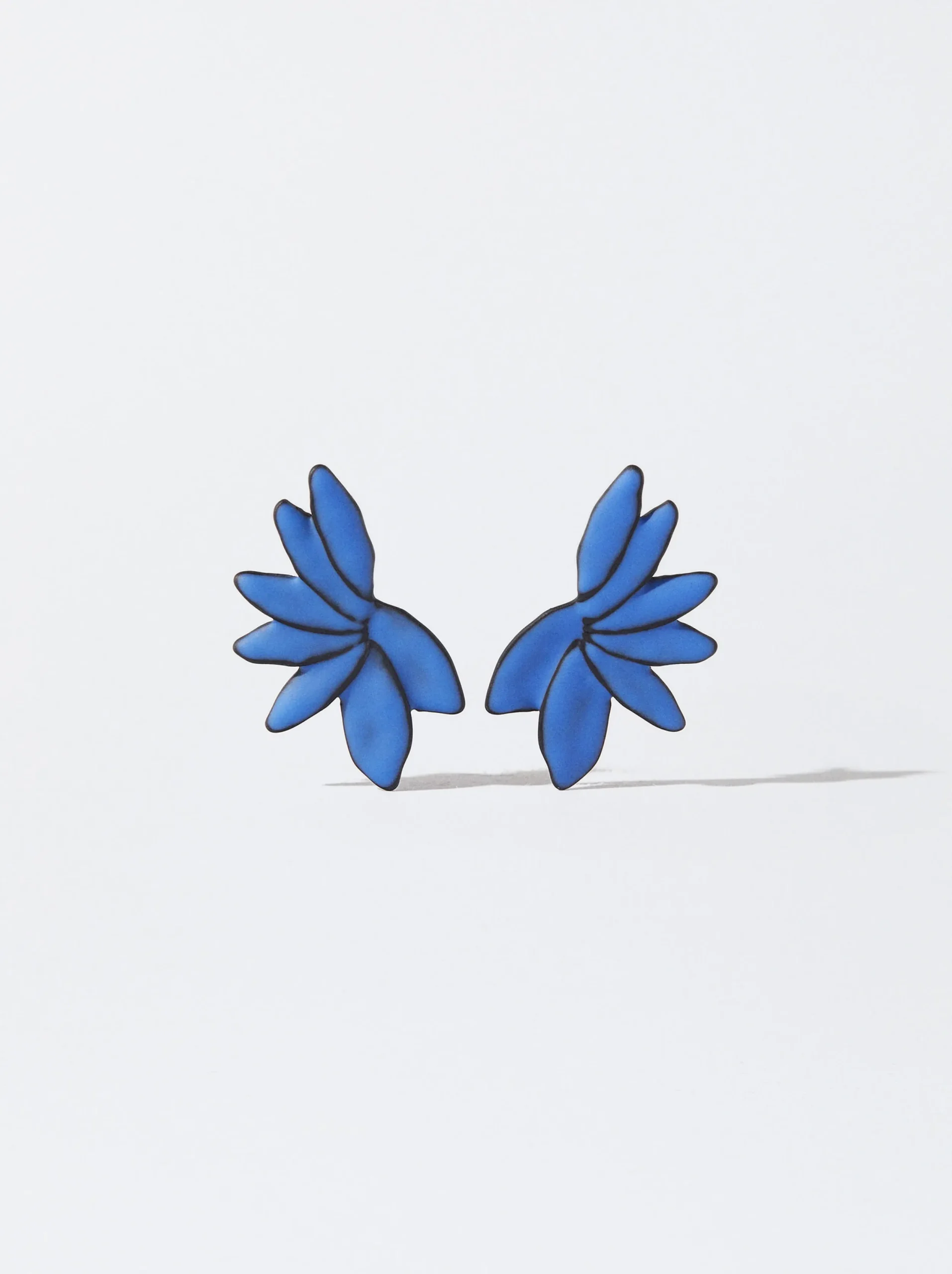 PARFOIS Pendientes Flor Con Resina Multicor Store