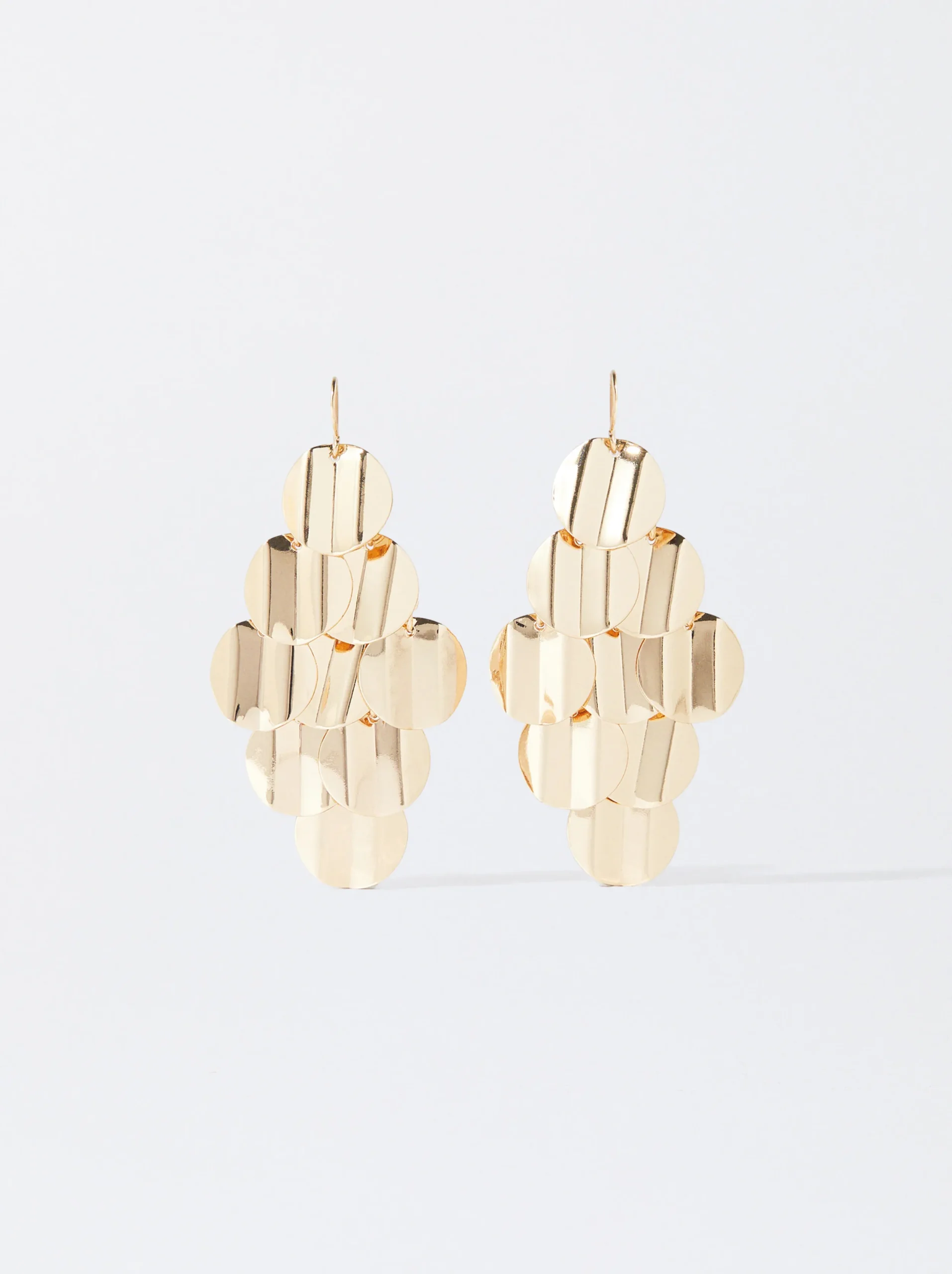 PARFOIS Pendientes Largos s Dorado Online