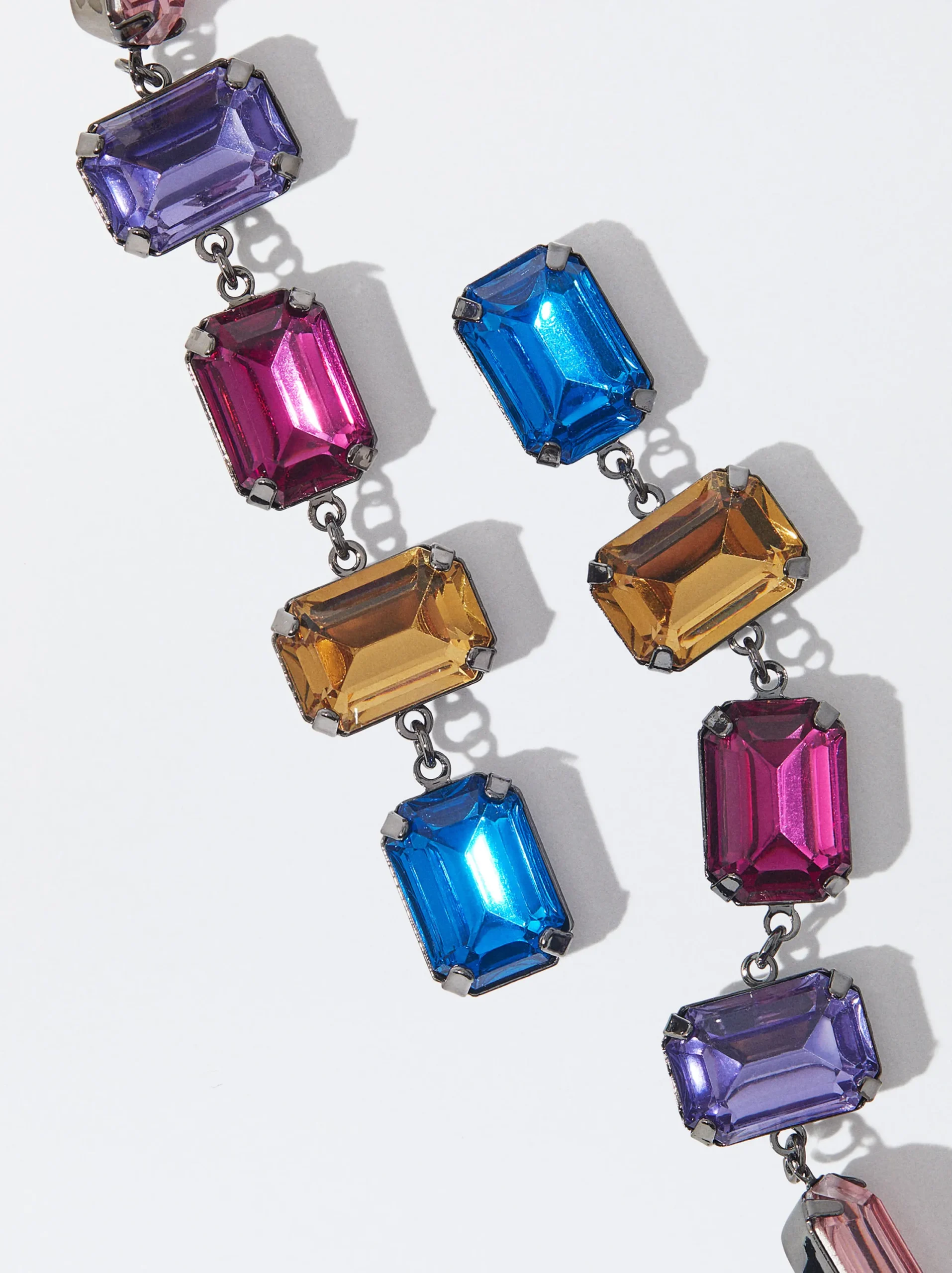 PARFOIS Pendientes Largos Multicolor Multicor Cheap