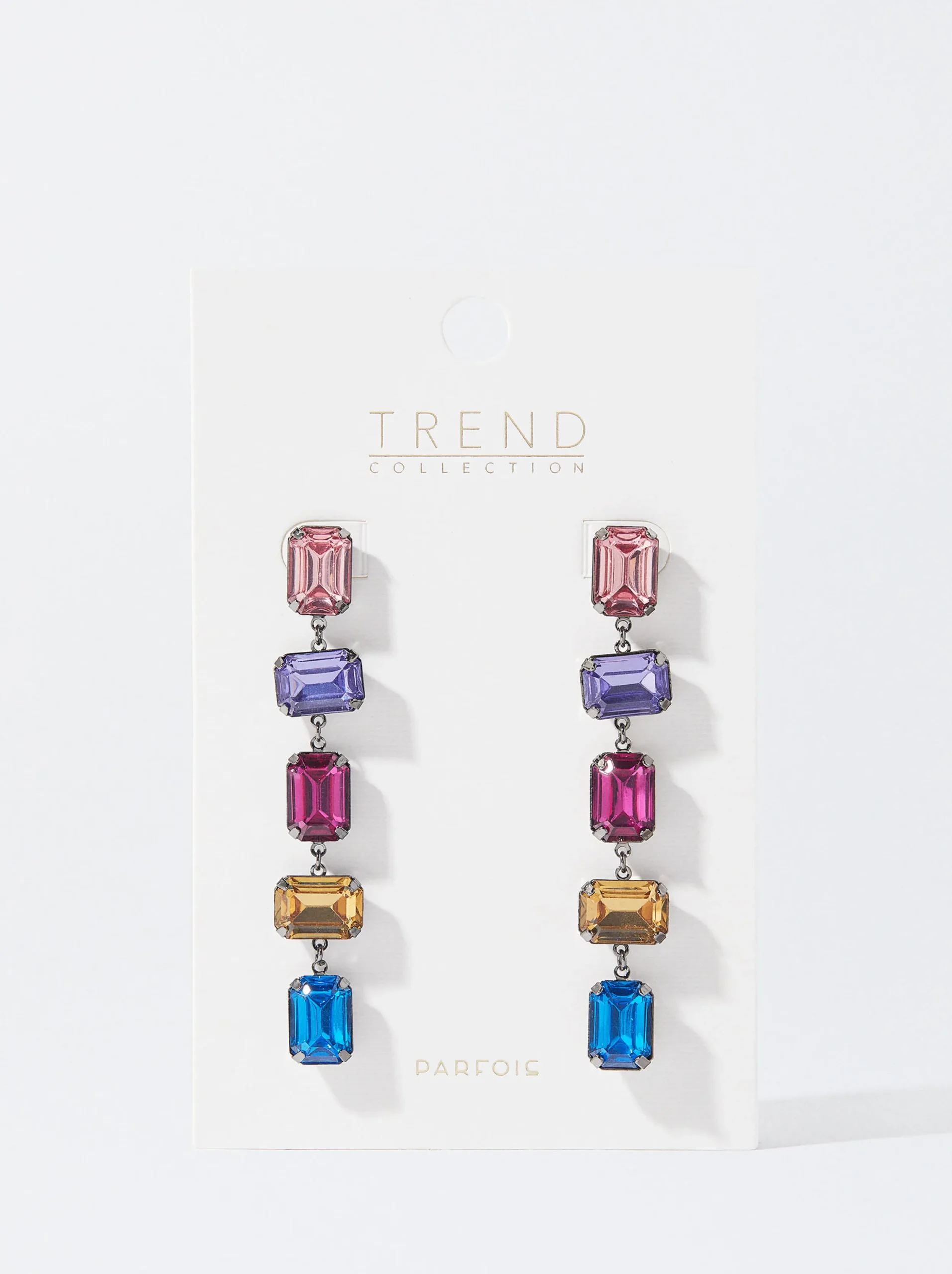 PARFOIS Pendientes Largos Multicolor Multicor Cheap