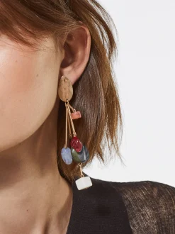 PARFOIS Pendientes Multicolor Multicor Fashion