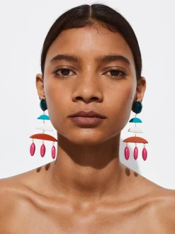 PARFOIS Pendientes Multicolor Multicor Cheap