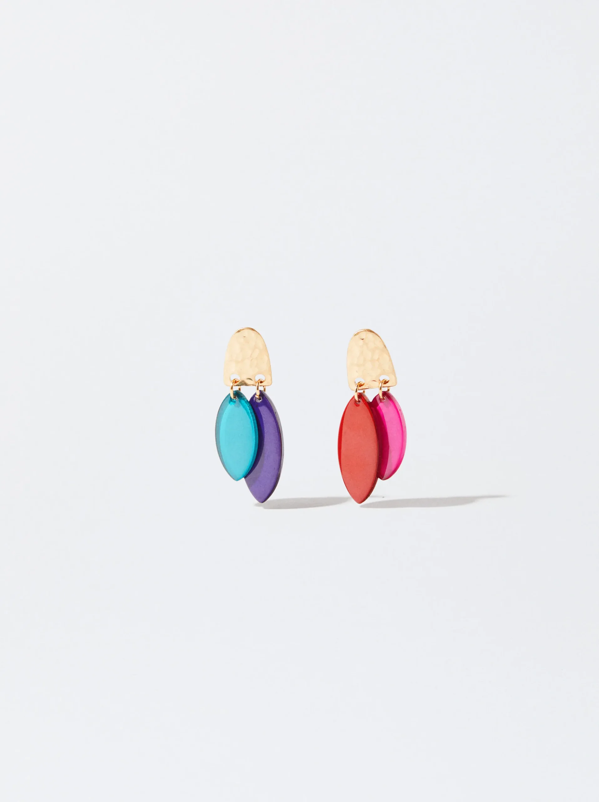 PARFOIS Pendientes Multicolor Con Resina Multicor Sale