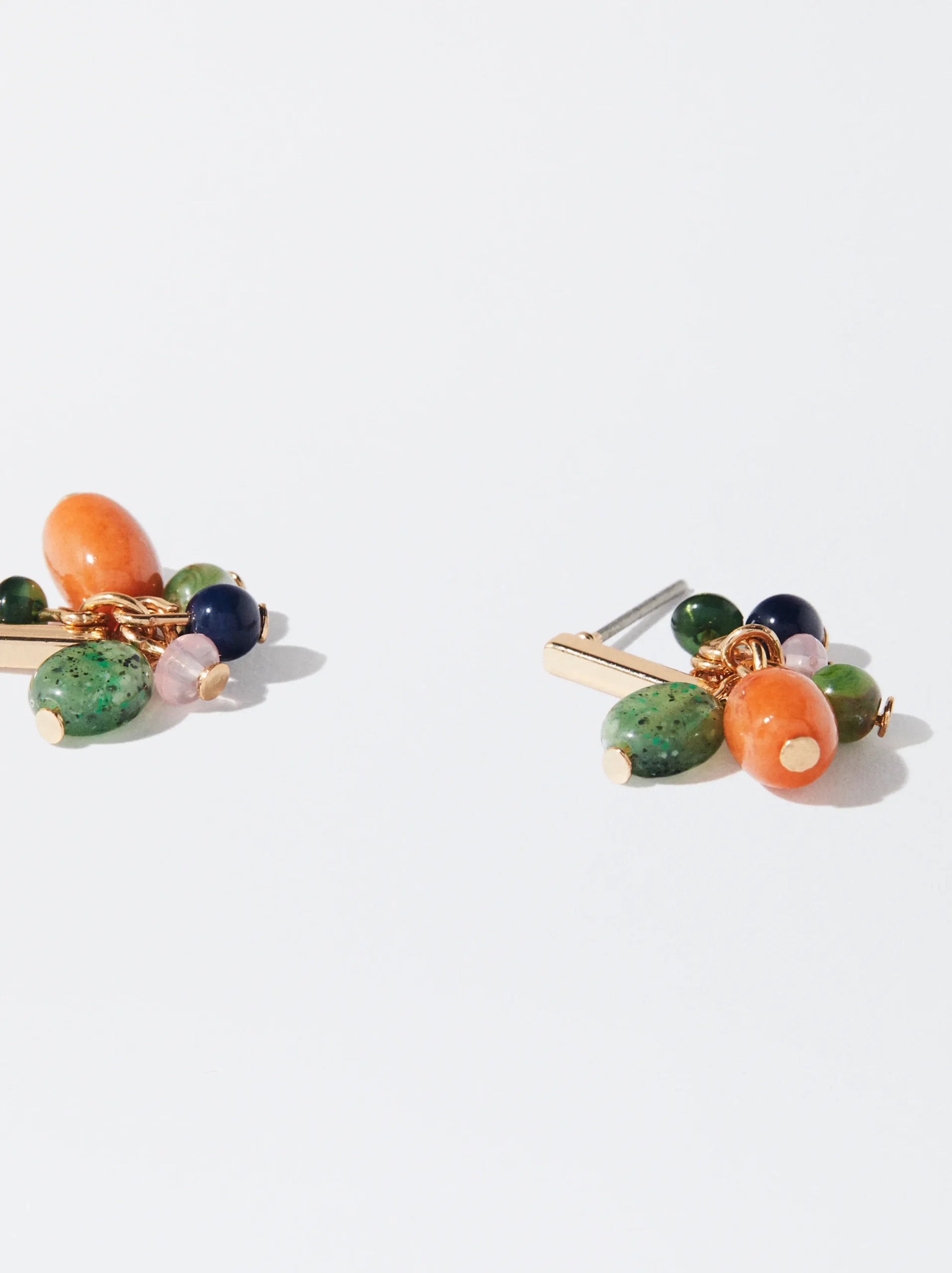 PARFOIS Pendientes Multicolor Con Piedra Multicor Best Sale