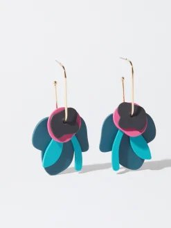 PARFOIS Pendientes Multicolor Con Acrílico Multicor Discount