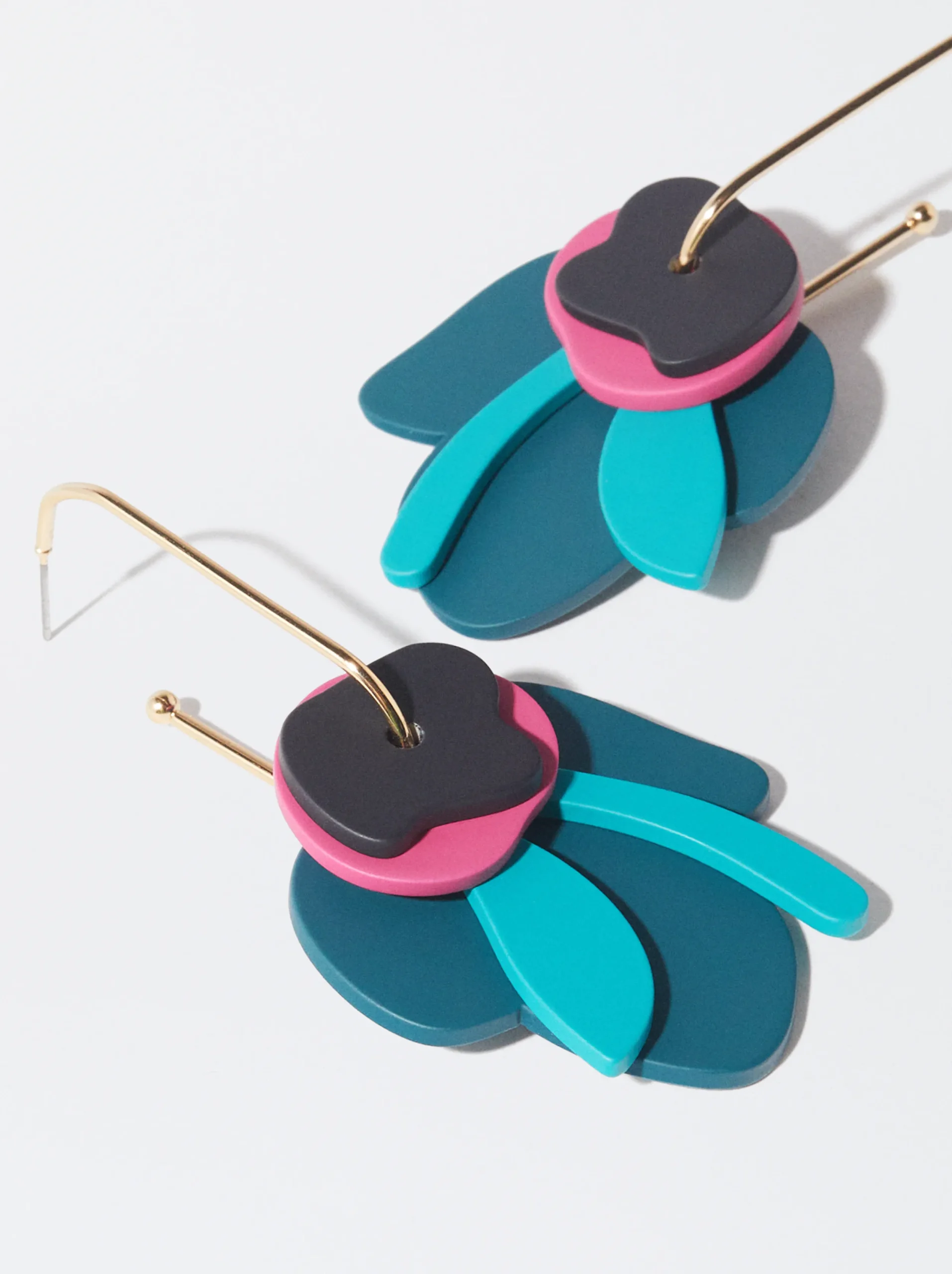 PARFOIS Pendientes Multicolor Con Acrílico Multicor Discount