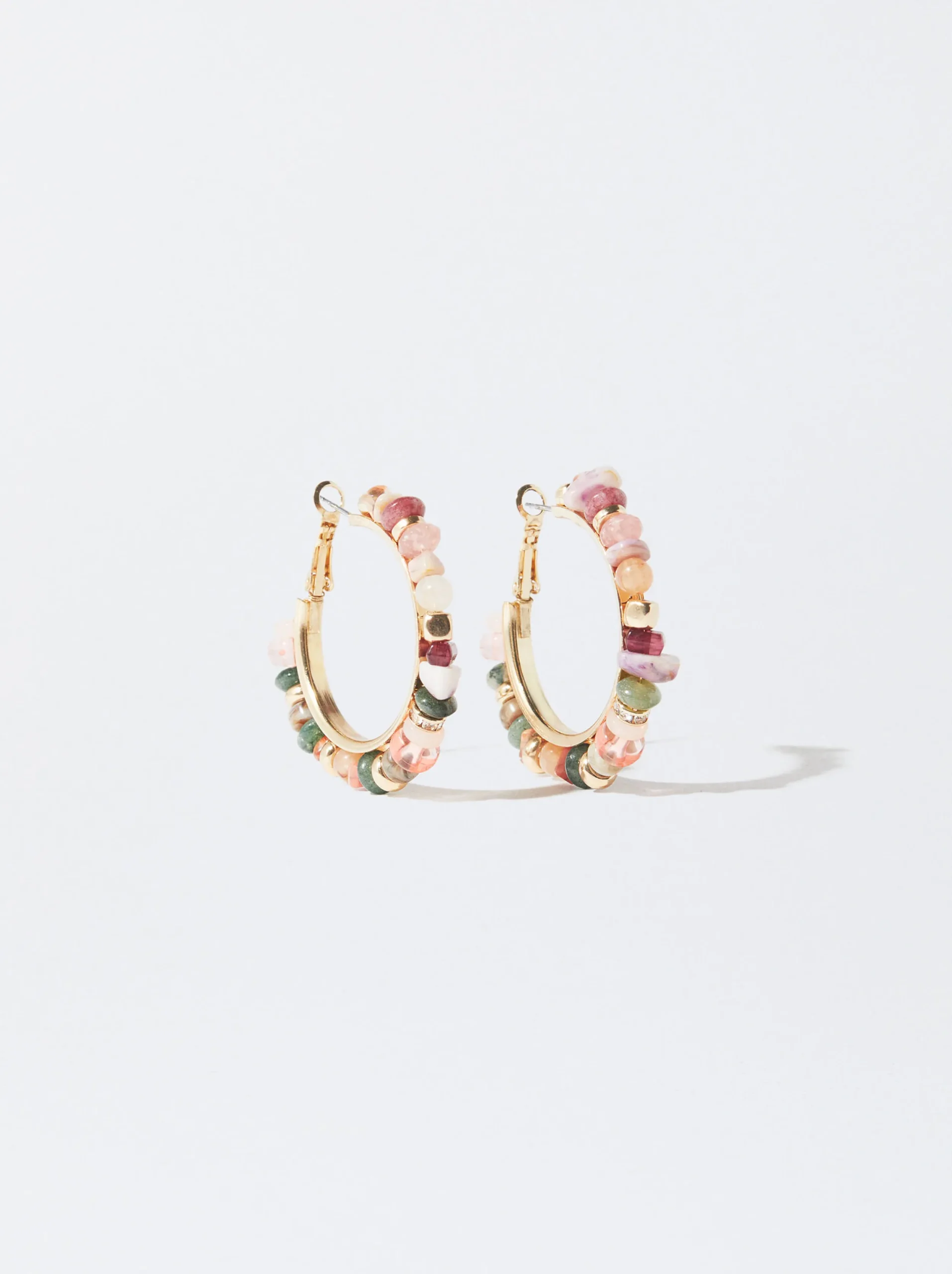 PARFOIS Pendientes Multicolor Con Piedra Multicor Best