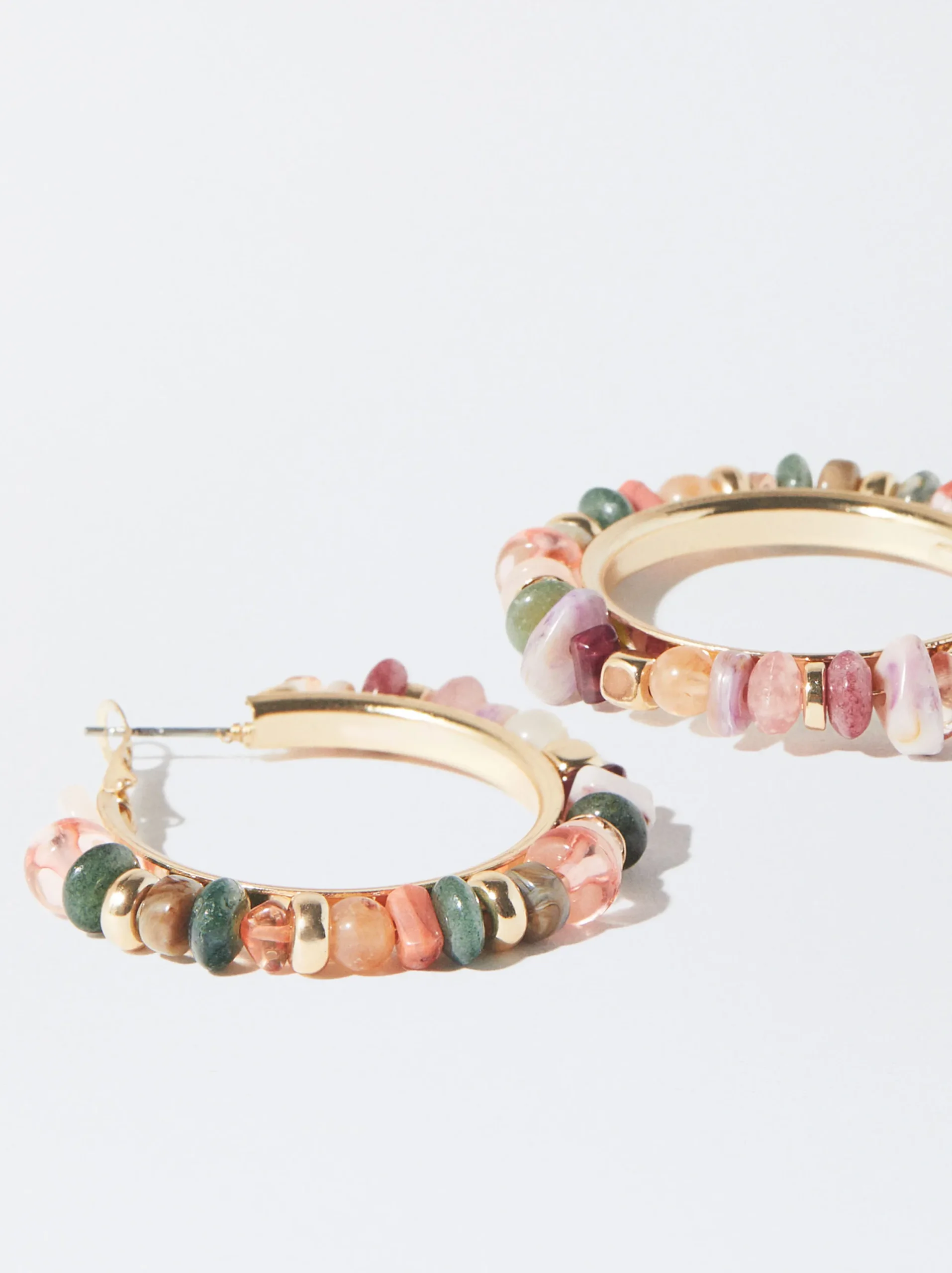 PARFOIS Pendientes Multicolor Con Piedra Multicor Best