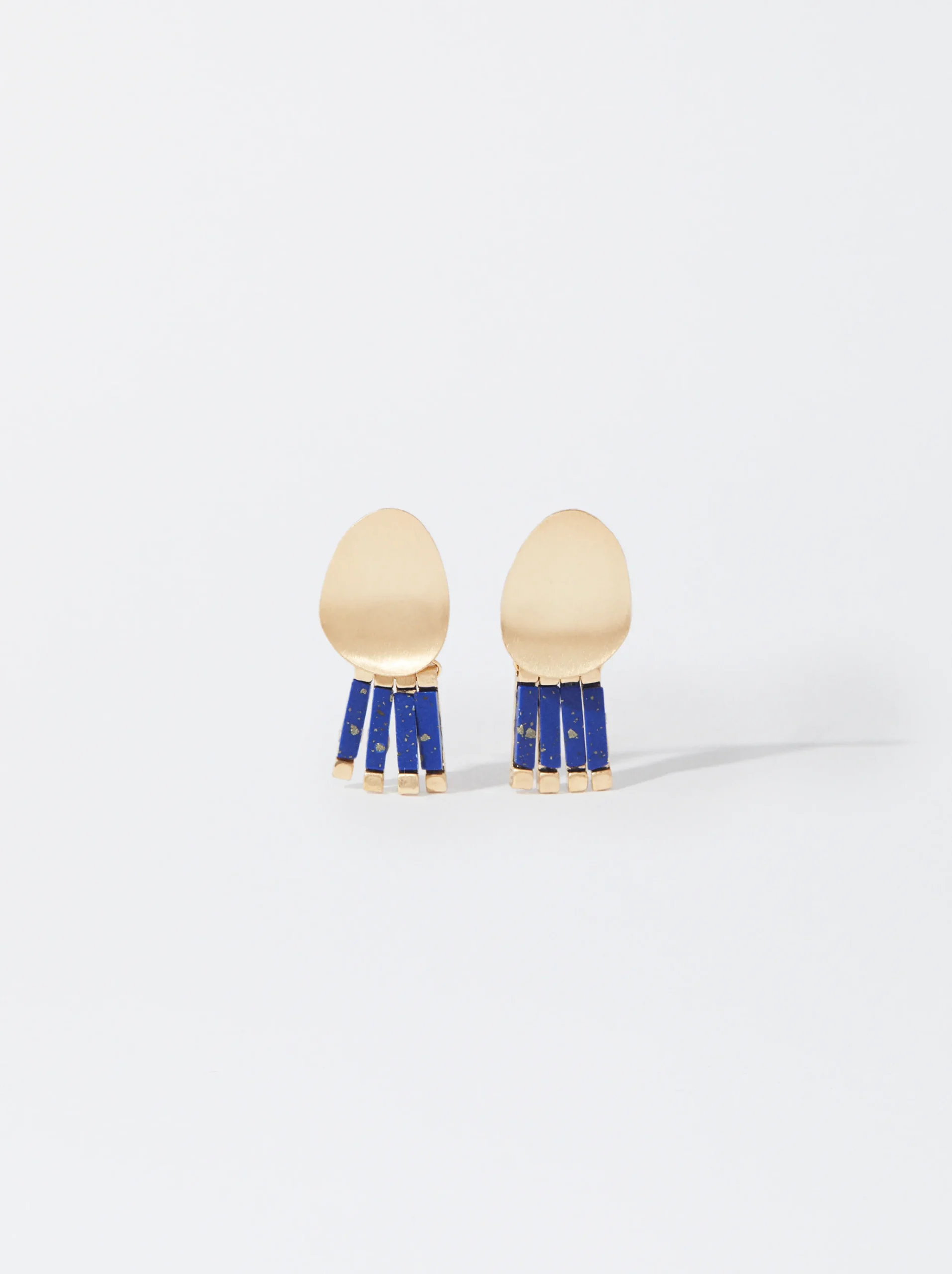 PARFOIS Pendientes Piedra Natural Azul Discount