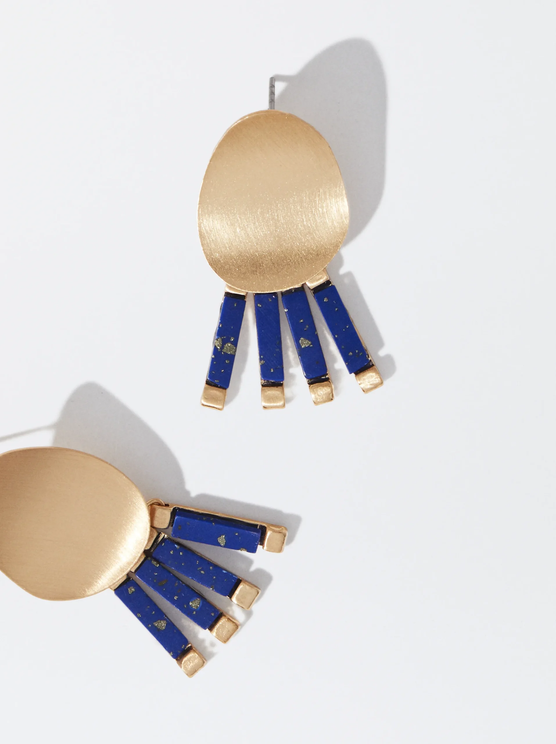 PARFOIS Pendientes Piedra Natural Azul Discount
