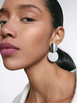 PARFOIS Pendientes s Plateado Cheap