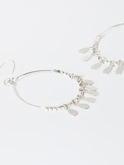 PARFOIS Pendientes s Con Medallas Plateado Clearance