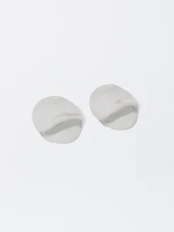 PARFOIS Pendientes s Con Relieve Plateado Store