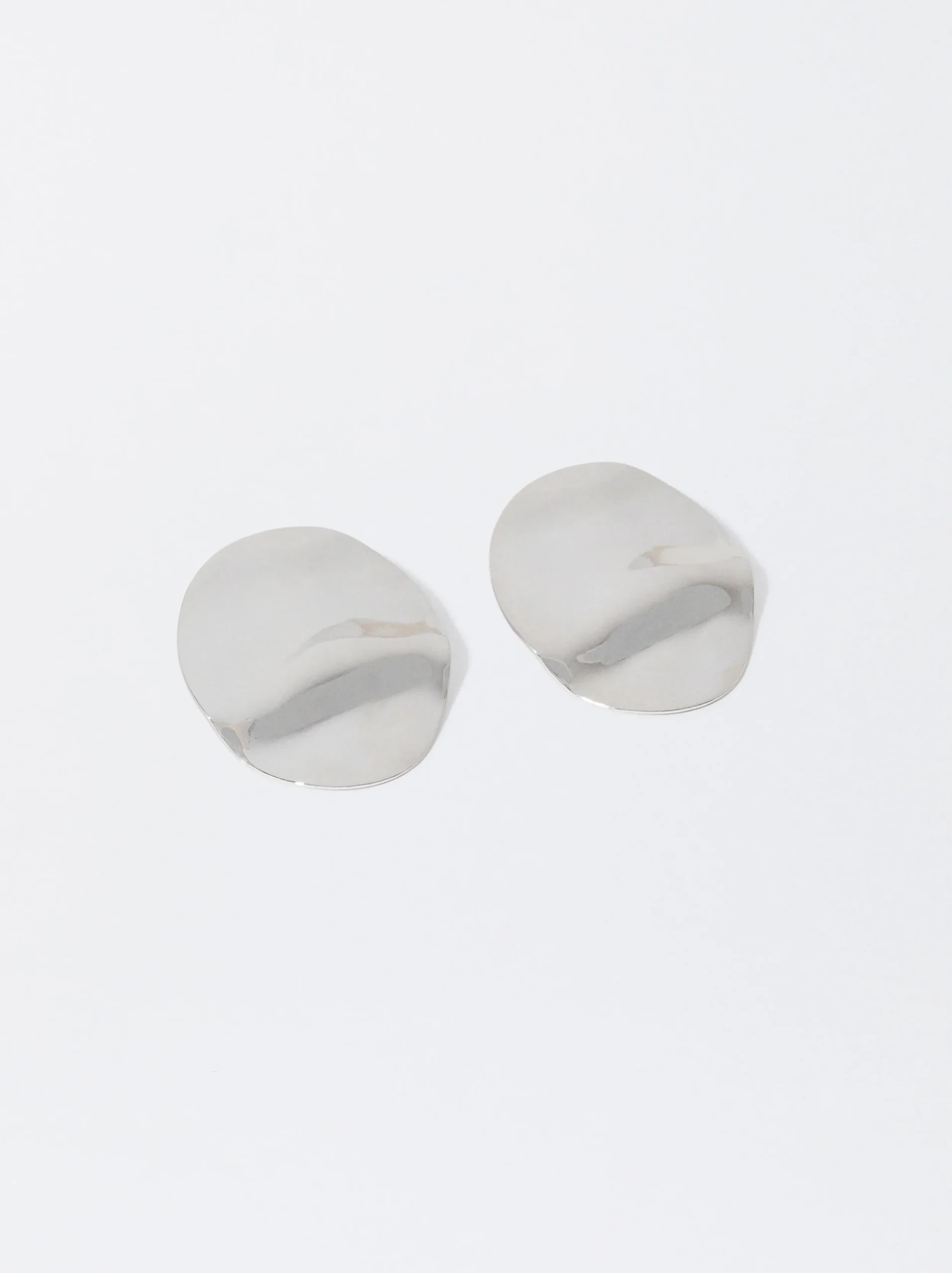 PARFOIS Pendientes s Con Relieve Plateado Store