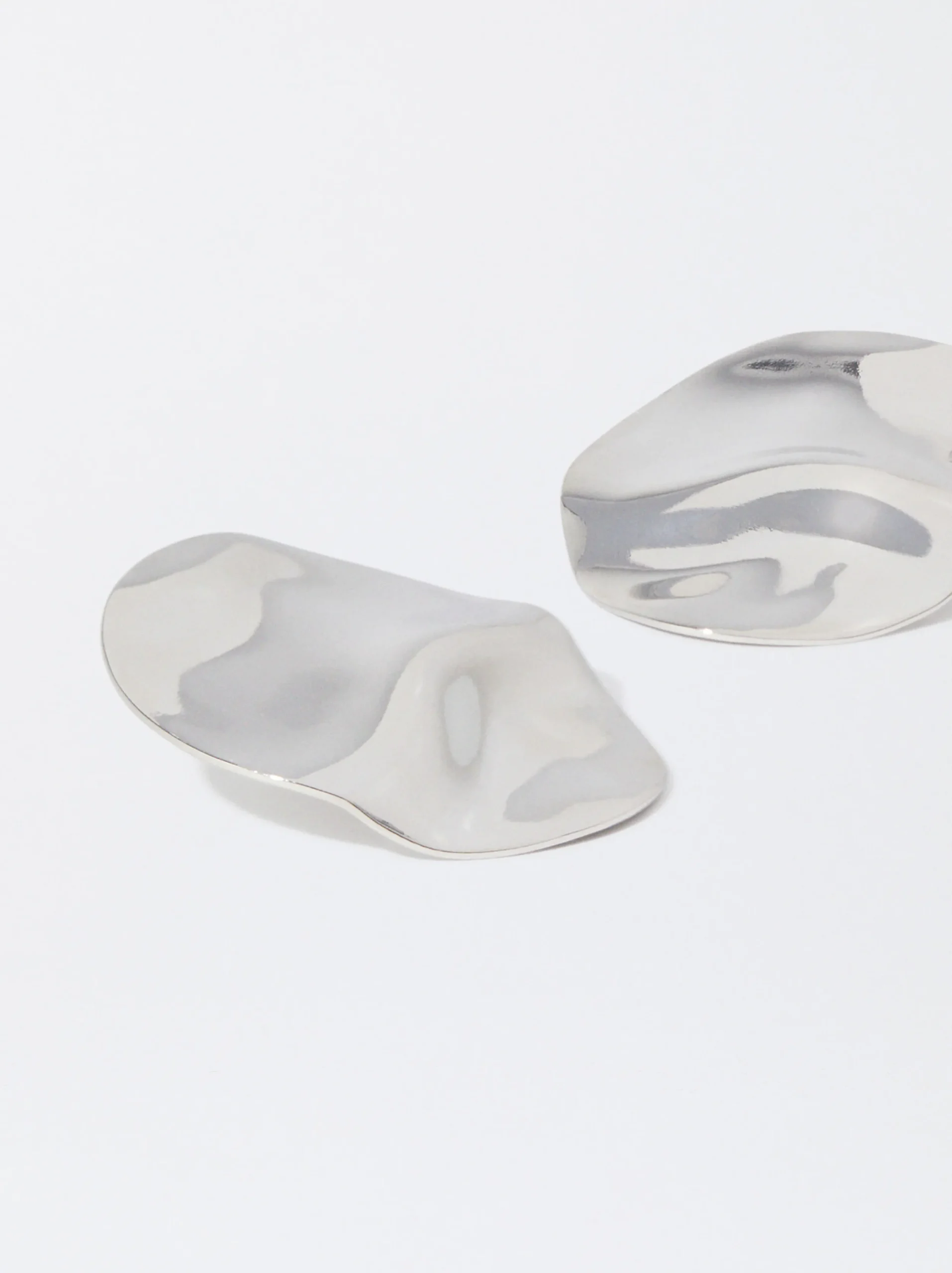 PARFOIS Pendientes s Con Relieve Plateado Store