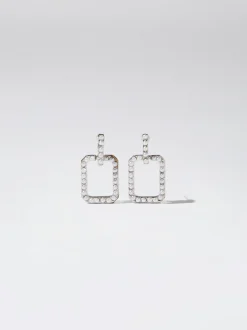 PARFOIS Pendientes s Perlas Plateado Online