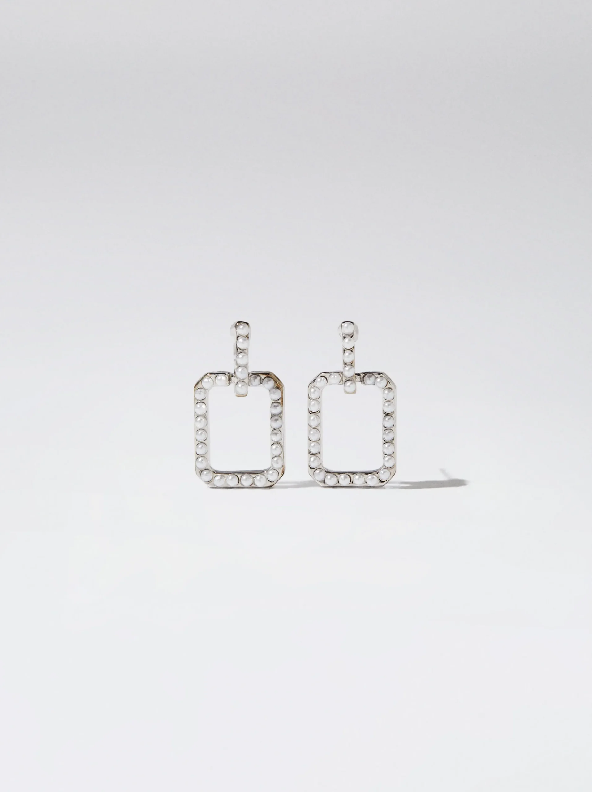 PARFOIS Pendientes s Perlas Plateado Online