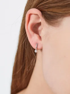PARFOIS Pendientes s Perlas Plateado Fashion